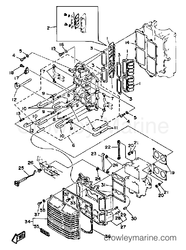 Yamaha Motors L130ETXF - INTAKE