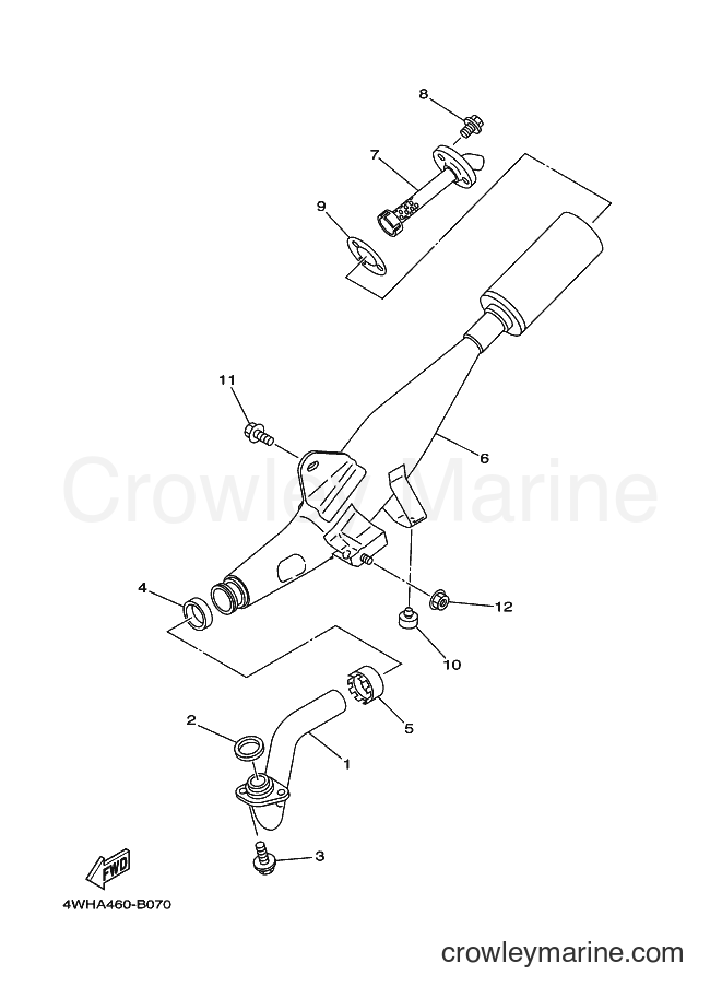 2003 Street Bike V110E - V110E (4WHA) [010] - EXHAUST