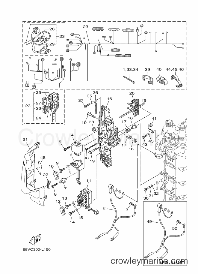 Yamaha Motors F115AETX (68VC) [080] - ELECTRICAL 2