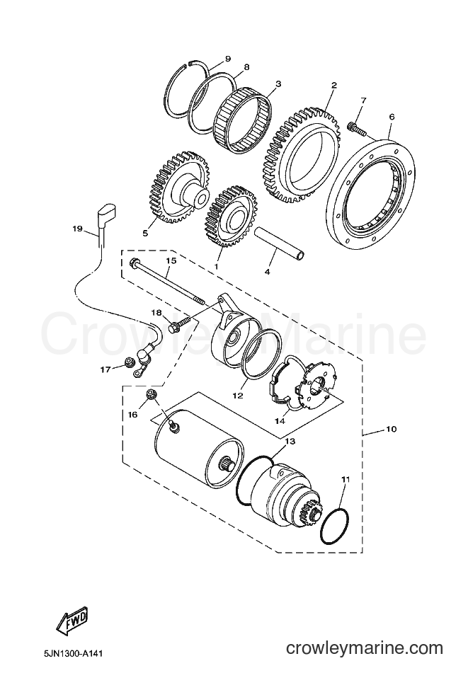 2004 Street Bike BT1100 - BT1100 (5JN3) [070] - STARTER