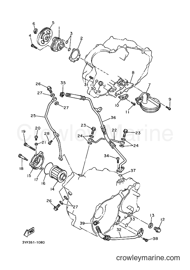 Yamaha Motors XTZ660 (4NV2) [020] - OIL PUMP