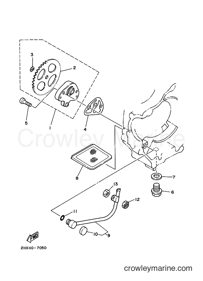 1992 ATV YFM100 - YFM100 (3GBB) [010] - OIL PUMP