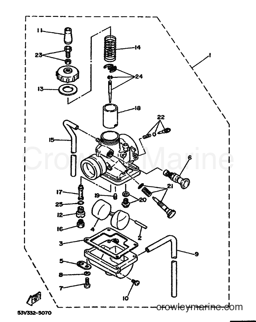 1986 Scooter DT80LC - DT80LC (53W) [999] - CARBURETOR
