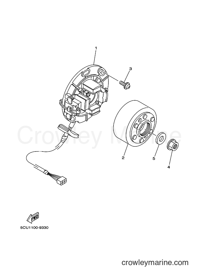 2000 Dirt Bike YZ250 - YZ250 (5HC2) [050] - GENERATOR