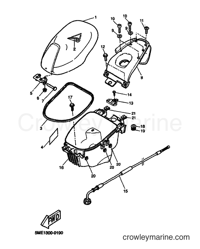 2000 Scooter YQ100 - YQ100 (5ME1) [080] - SEAT & CARRIER