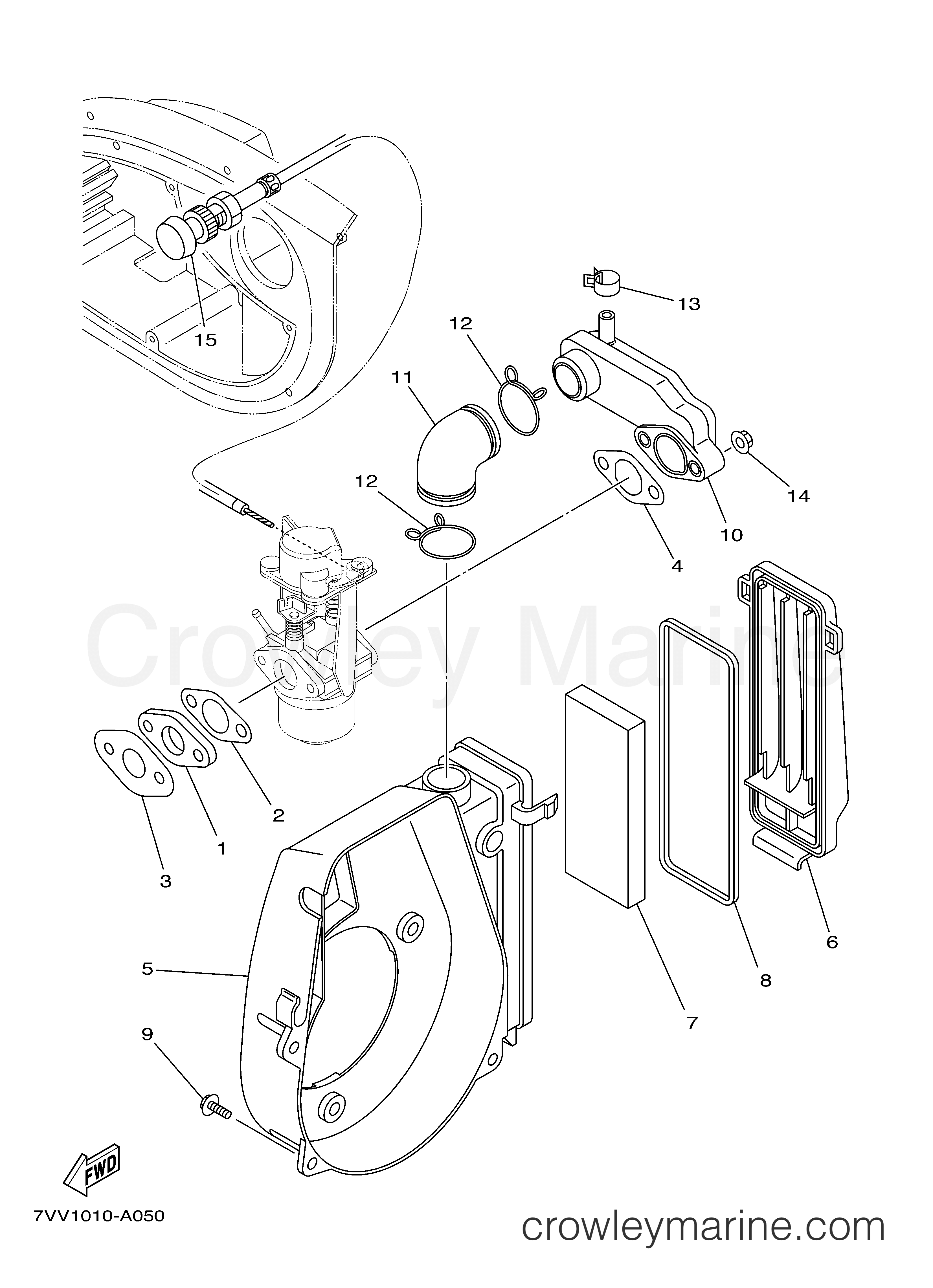 Yamaha Motors EF1000IS - INTAKE
