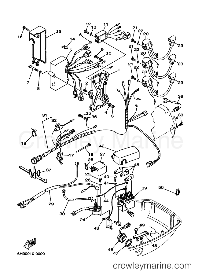 Yamaha Motors 70B (6H3) [020] - ELECTRICAL 1