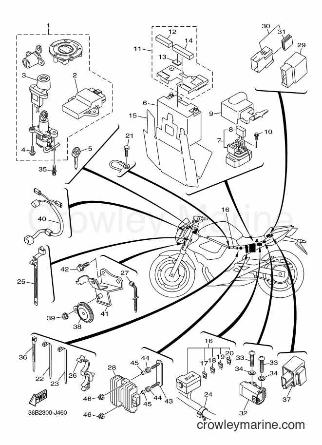 2010 Street Bike XJ6NA - XJ6NA (36B2) [010] - ELECTRICAL 2