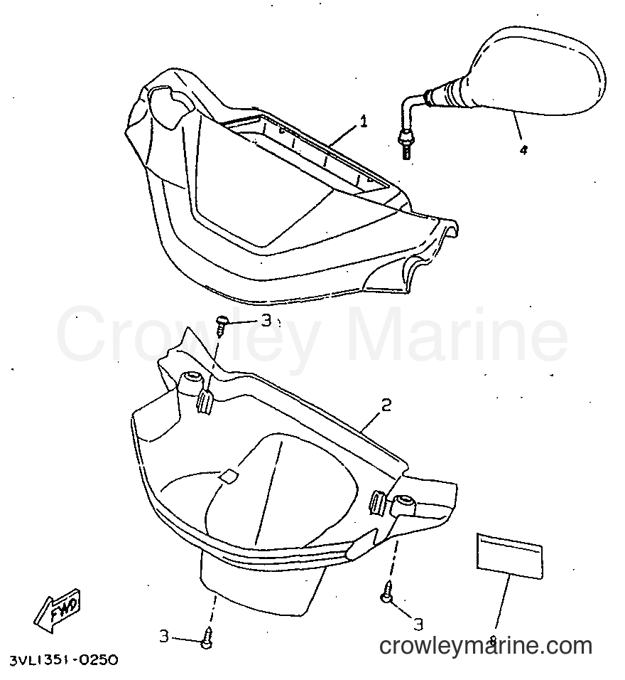 1998 Scooter CW50 - CW50 (4VVF) [010] - COWLING 1