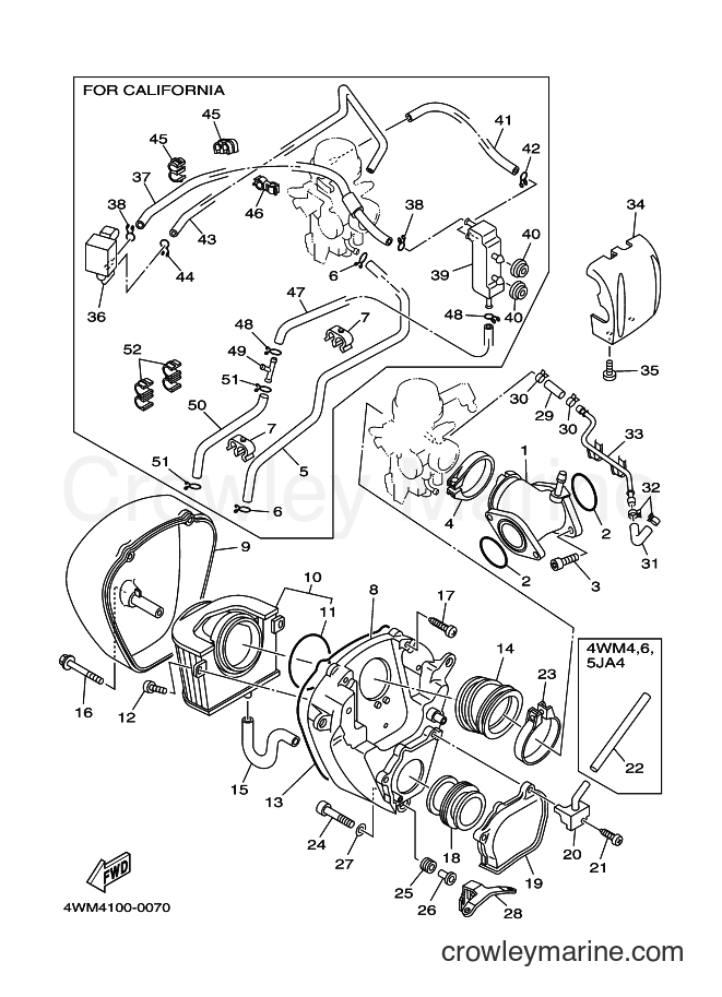 2000 Cruiser XV1600A - XV1600A (4WM6) [010] - INTAKE