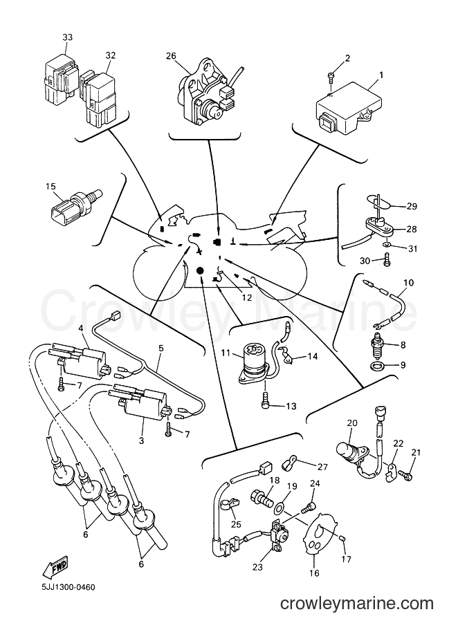 2000 Sport Bike YZF-R1 - YZF-R1 (5JJ1) [040] - ELECTRICAL 1
