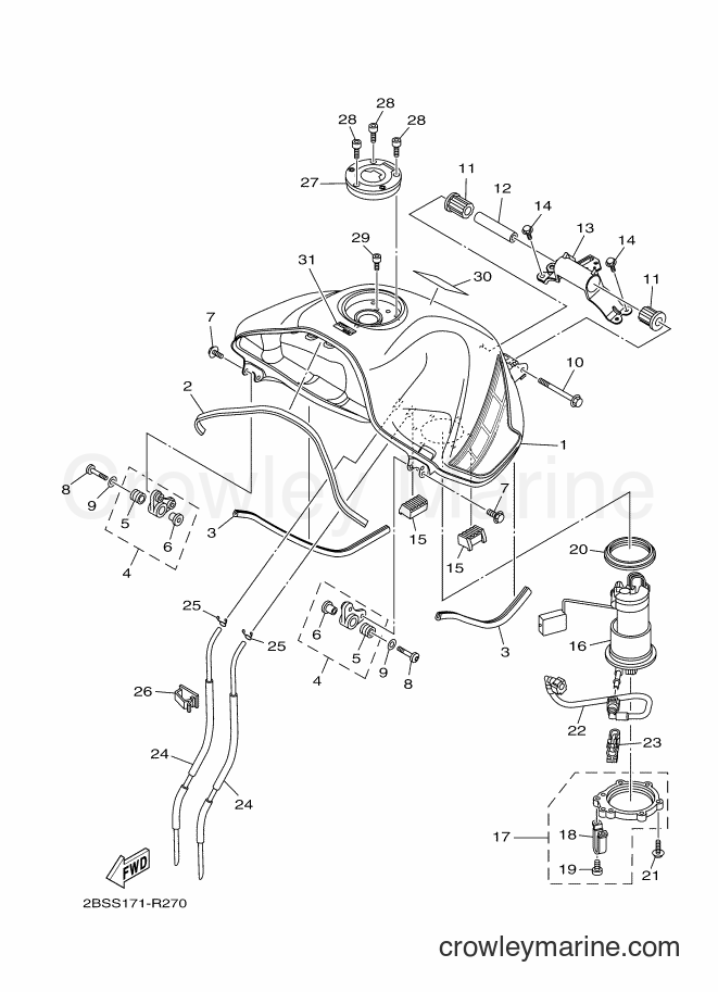 2016 Dirt Bike XT1200Z - XT1200Z (2BSS) [010] - FUEL