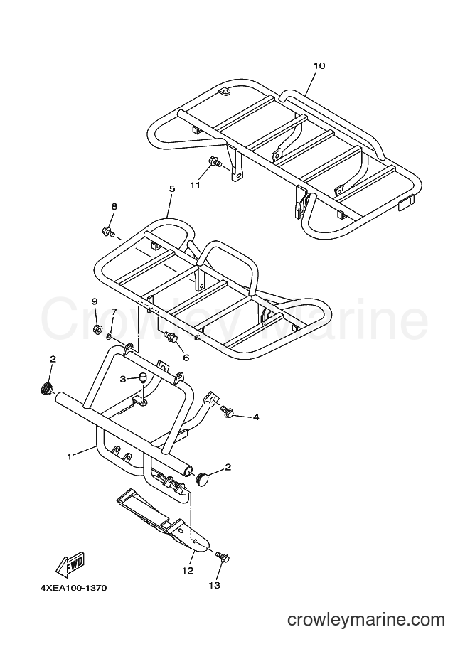 Yamaha Motors YFM250 (4XEC) [010] - GUARD