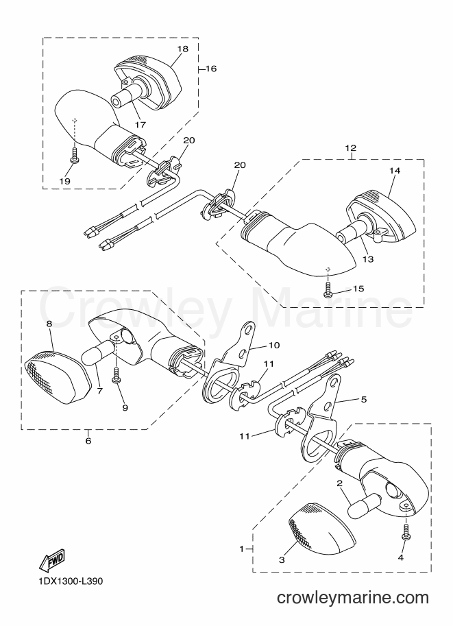 2013 Dirt Bike WR450F - WR450F (1DX9) [010] - FLASHER LIGHT
