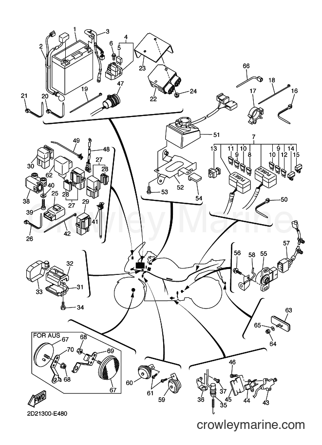 2006 Sport Bike FJR1300AS - FJR1300AS (2D21) [080] - ELECTRICAL 2