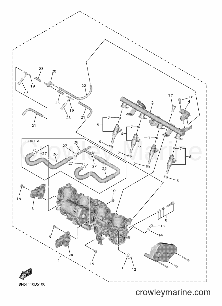 2017 Sport Bike YZF600 - YZF600 (BN62) [010] - INTAKE 2