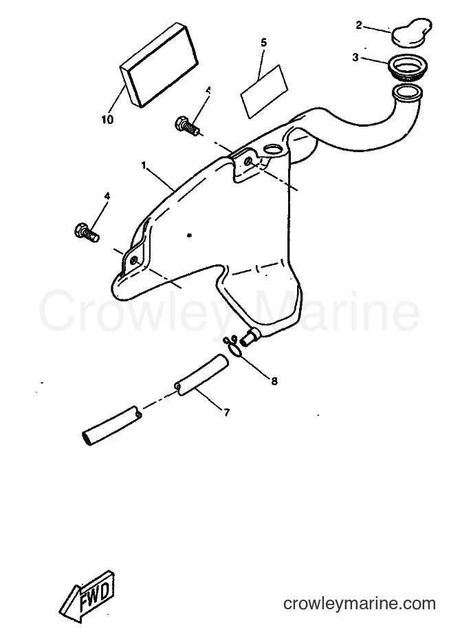 1999 Scooter CW50RS - CW50RS (5FX7) [010] - OIL TANK