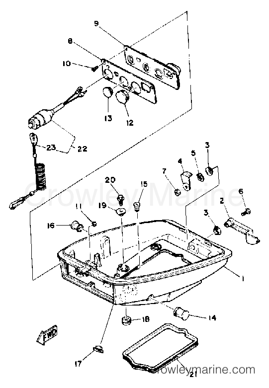 Yamaha Motors 6MLHP - BOTTOM COWLING