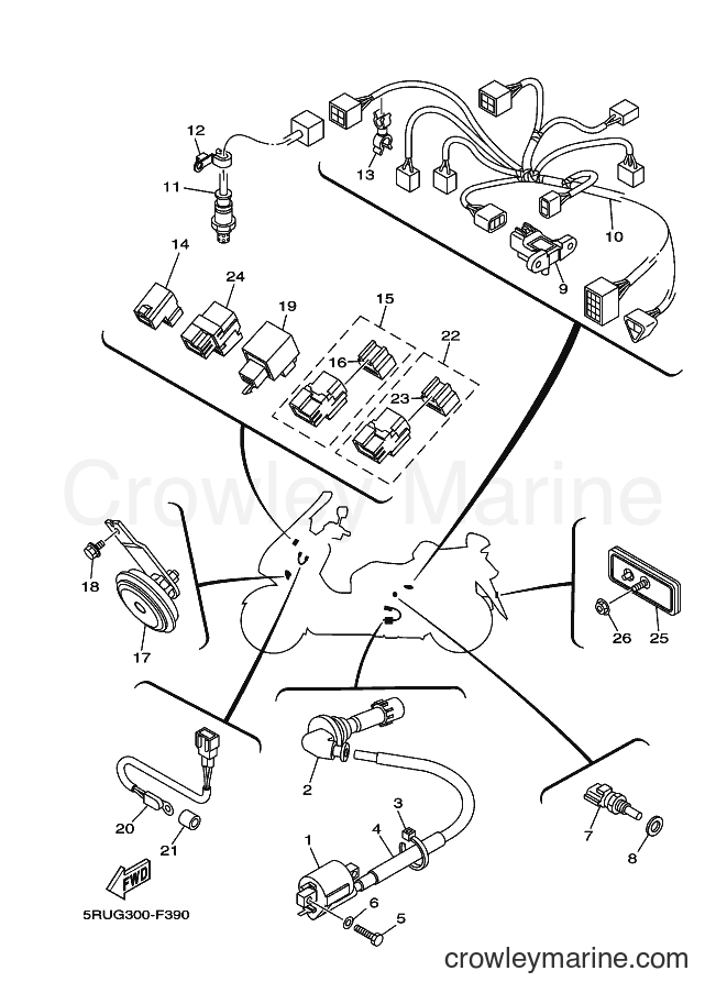 Yamaha Motors YP400 (5RUX) [050] - ELECTRICAL 2