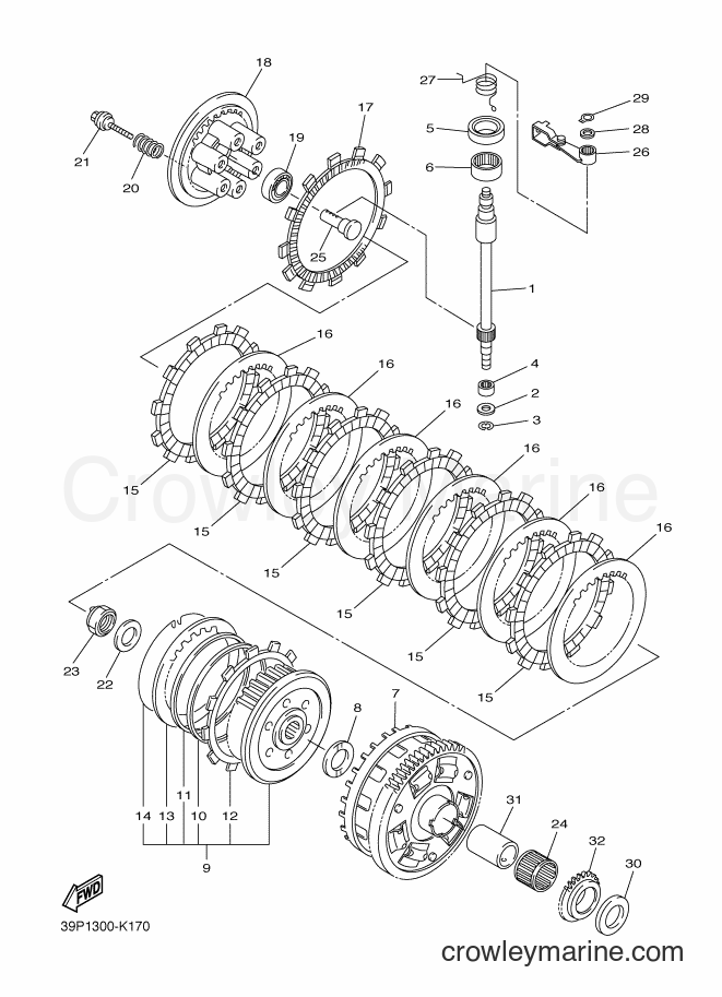 2012 Street Bike FZ8-SA - FZ8-SA (1BD2) [010] - CLUTCH