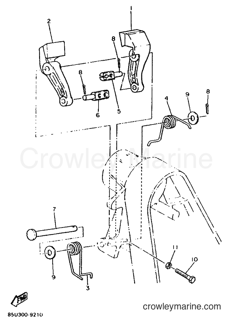 1990 Snowmobile ET400 - ET400 (85U2) [020] - BRAKE