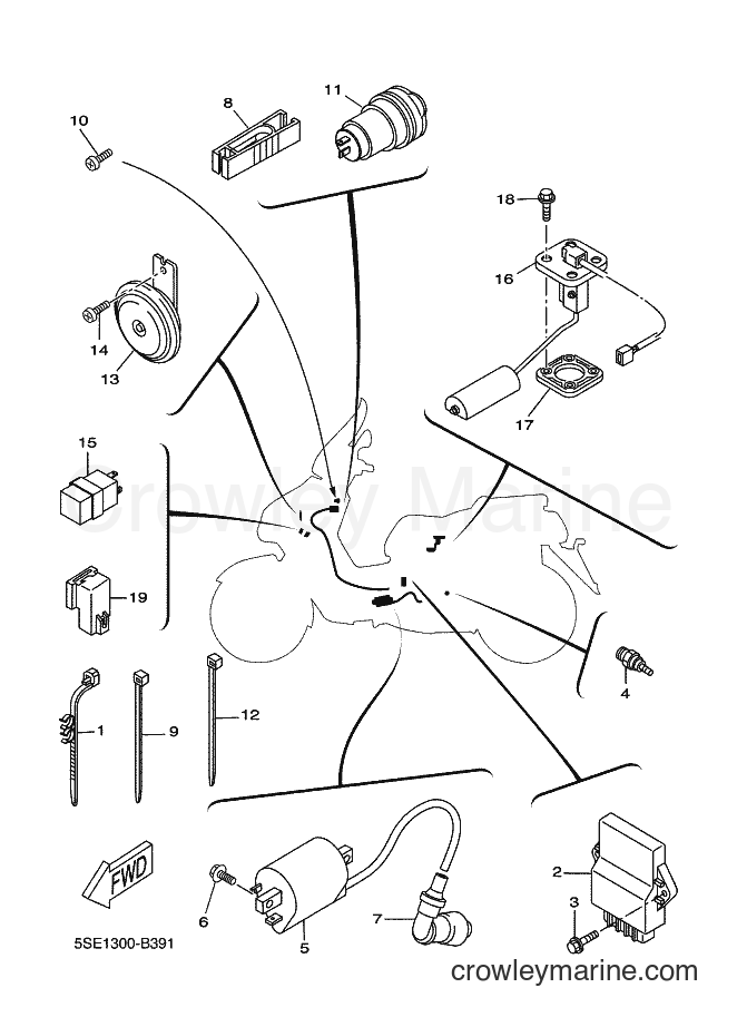 Yamaha Motors VP300 (5SE1) [030] - ELECTRICAL 2