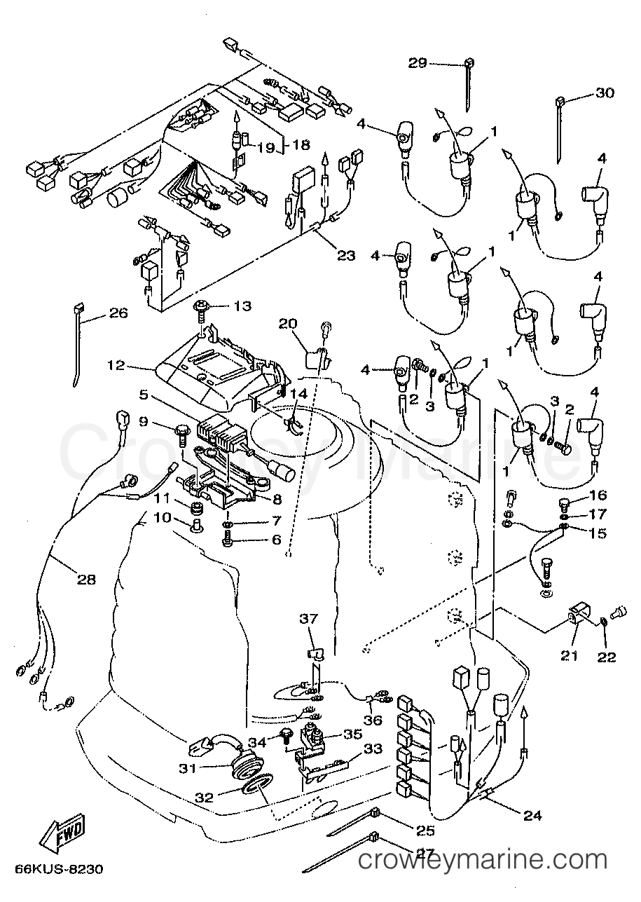 Yamaha Motors V200TLRW - ELECTRICAL 2