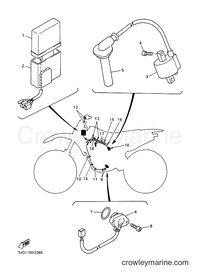 2000 Dirt Bike YZ426F - YZ426F (5JG2) [080] - ELECTRICAL 1