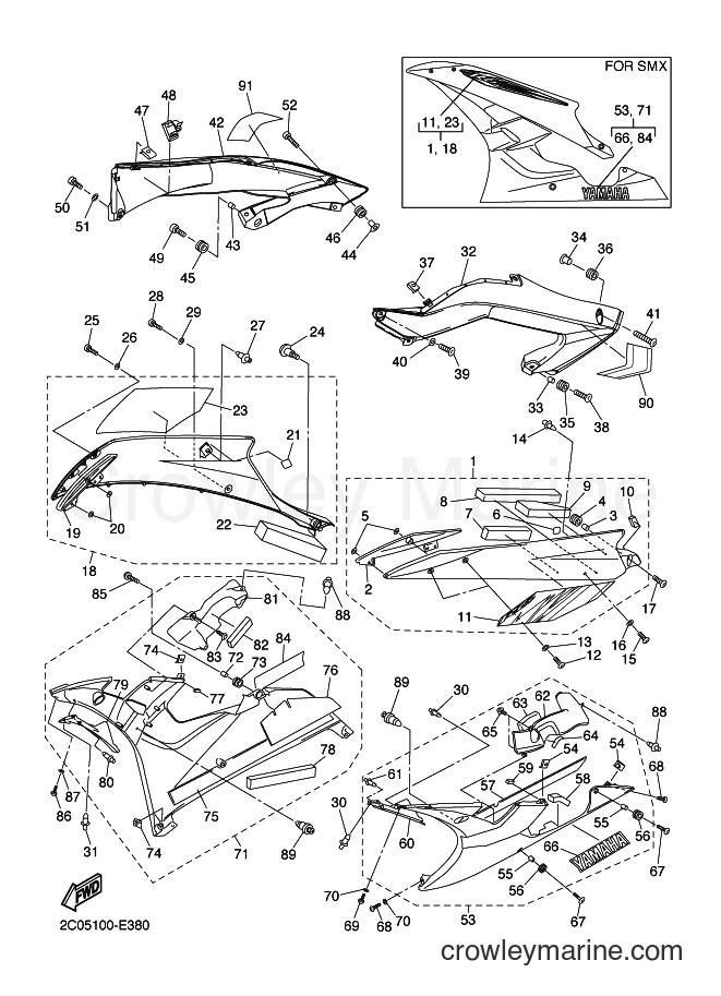 Yamaha Motors YZF-R6 (2C07) [010] - COWLING 2