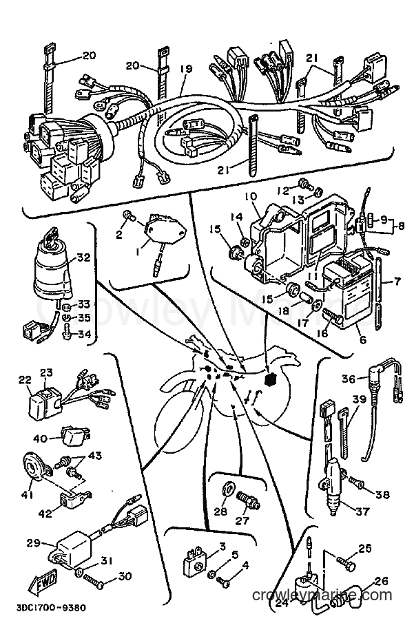1990 Dirt Bike TT250 - TT250 (3DC2) [010] - ELECTRICAL 1