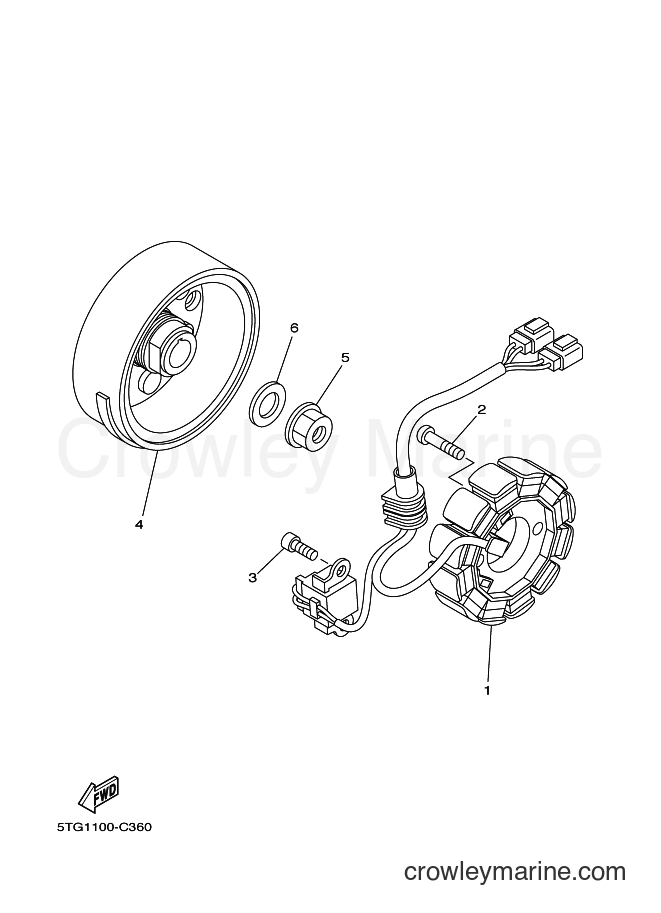 Yamaha Motors YFZ450 (1PD2) [010] - GENERATOR
