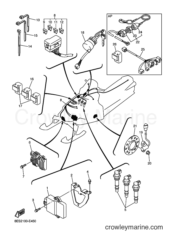Yamaha Motors RS10S (8GF1) [020] - ELECTRICAL 1