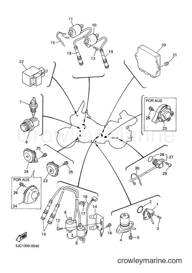Yamaha Motors XVZ13TF (5JC2) [040] - ELECTRICAL 2
