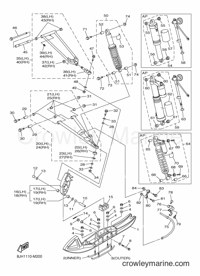 2014 Snowmobile RFX10B - RFX10B (8JH2) [030] - SKI