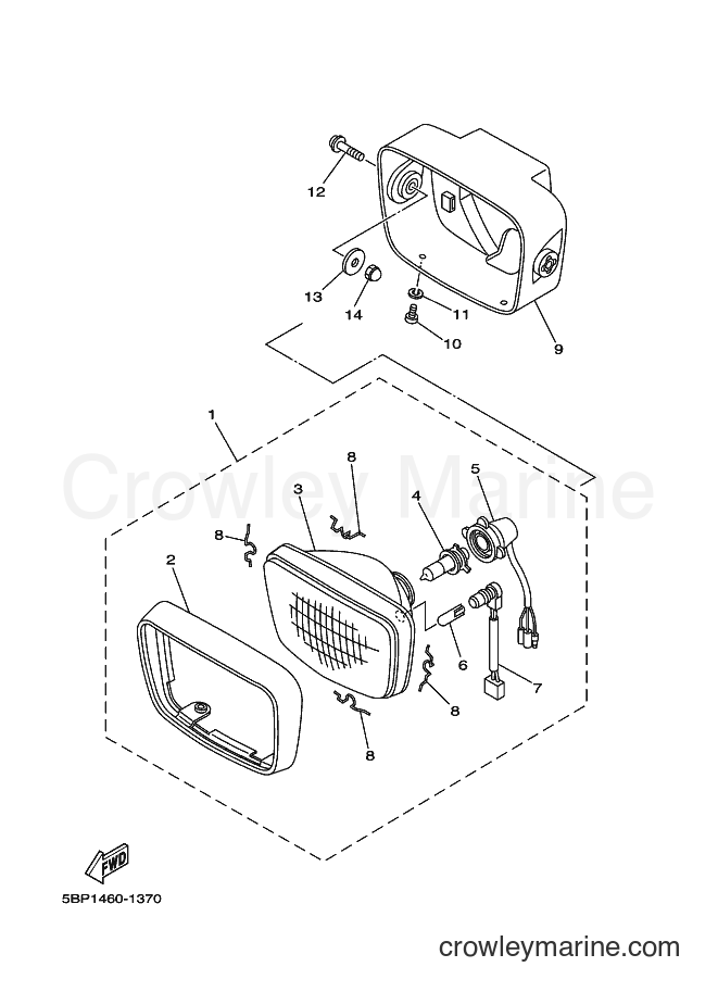 2001 Street Bike SX-4 - SX-4 (5BP1) [010] - HEADLIGHT
