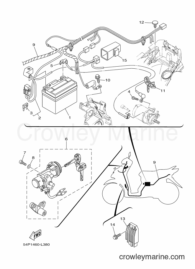 Yamaha Motors AL115F (54P1) [010] - ELECTRICAL 1