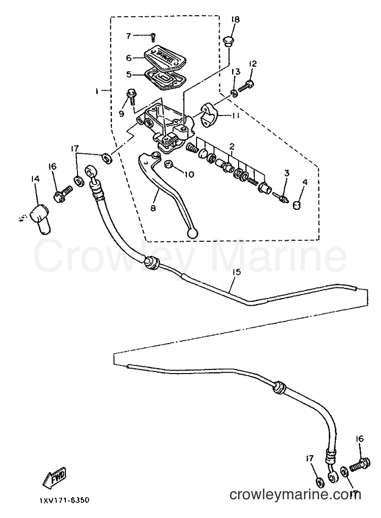1988 Sport Bike FZ750 - FZ750 (3DY1) [999] - FRONT MASTER CYLINDER 2