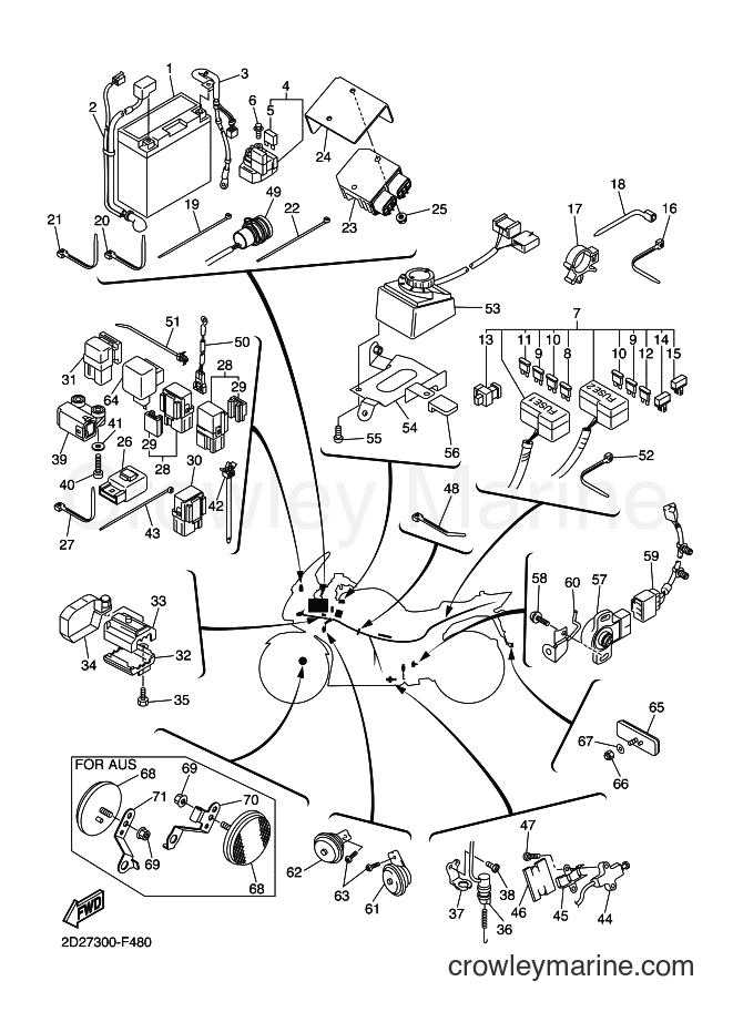 2007 Sport Bike FJR1300AS - FJR1300AS (2D28) [010] - ELECTRICAL 2