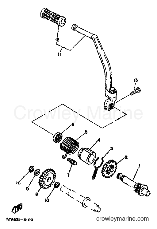 1983 Scooter DT80MX - DT80MX (36N) [999] - STARTER