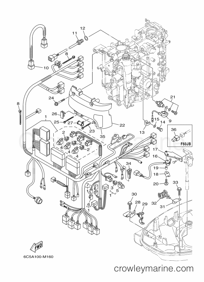 Yamaha Motors F60B (6C5A) [280] - ELECTRICAL 3
