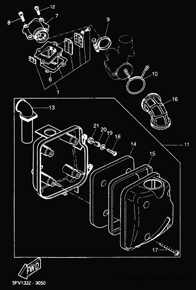 Yamaha Motors YH50 (5FV3) [010] - INTAKE