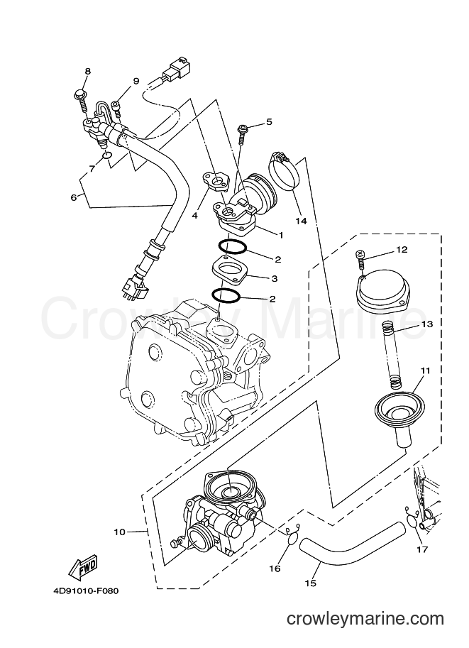 Yamaha Motors YP250 (4D96) [010] - INTAKE