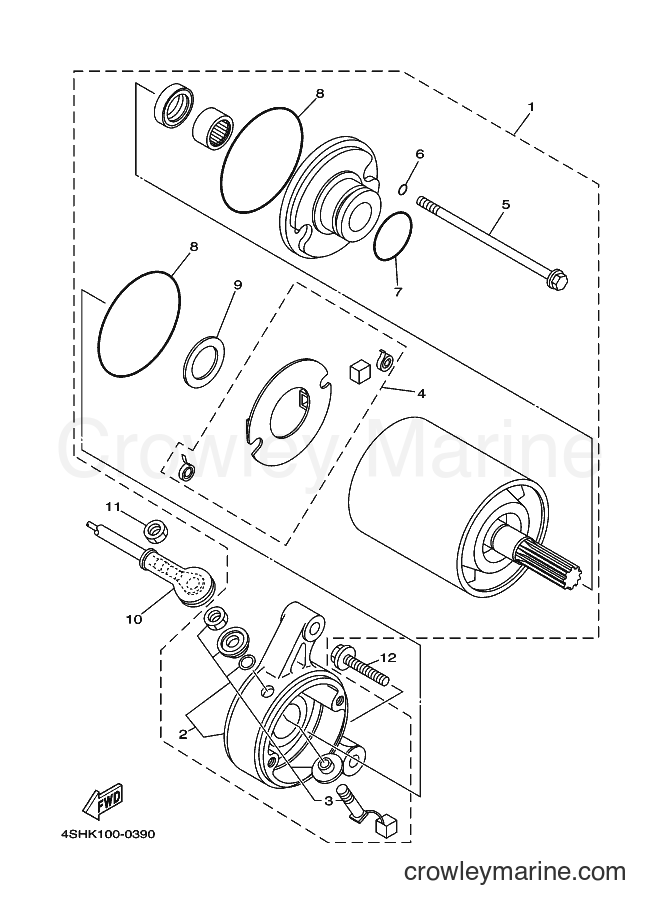 2003 ATV YFM400FW - YFM400FW (4SHW) [010] - STARTING MOTOR