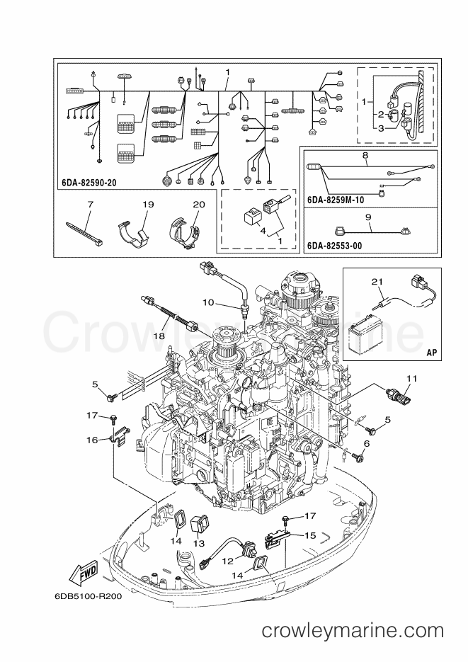 Yamaha Motors FL200FET (6DB5) [020] - ELECTRICAL 4