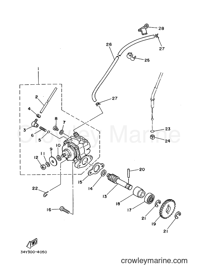 Yamaha Motors DT125 (35E) [999] - OIL PUMP
