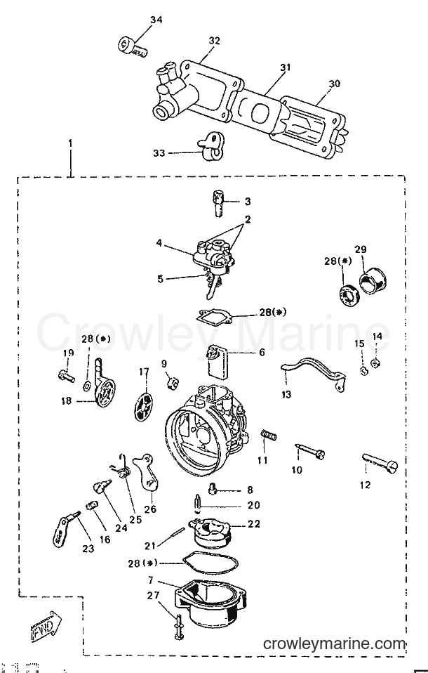 1996 Scooter TZR50 - TZR50 (4YV1) [999] - CARBURETOR