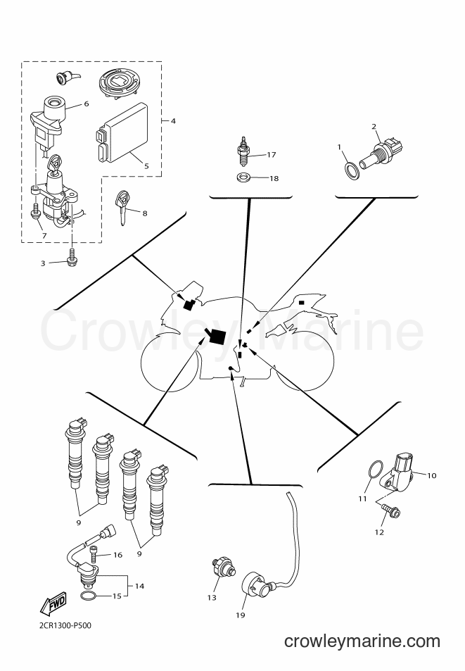 2016 Sport Bike YZF-R1 - YZF-R1 (2CRD) [010] - ELECTRICAL 1
