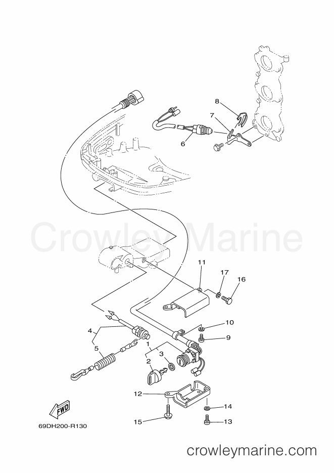 Yamaha Motors E60HMHDS (69DH) [020] - ELECTRICAL 4