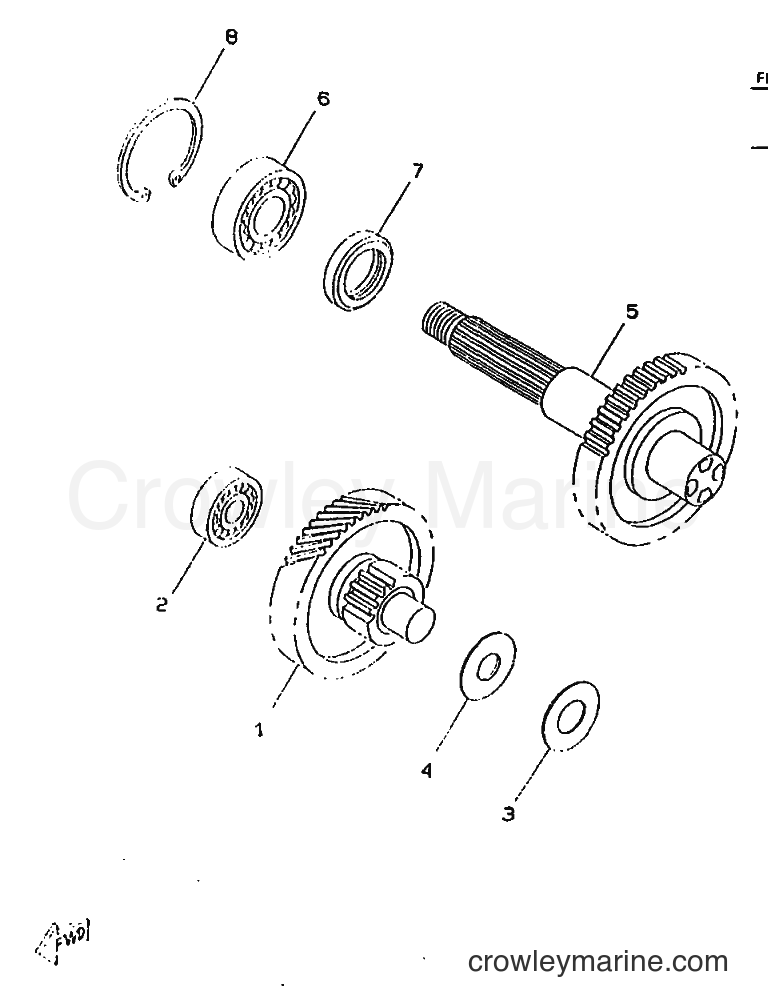 1998 Scooter CW50RSP - CW50RSP (5DX1) [010] - TRANSMISSION