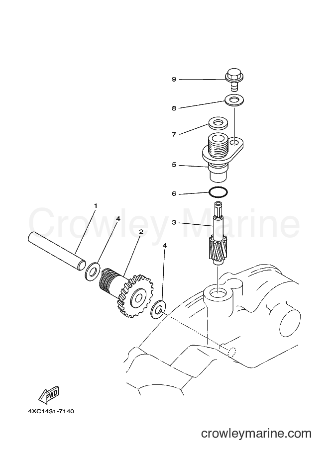 1998 Maxi-Scooter STR126A - STR126A (5BD1) [010] - TACHOMETER GEAR